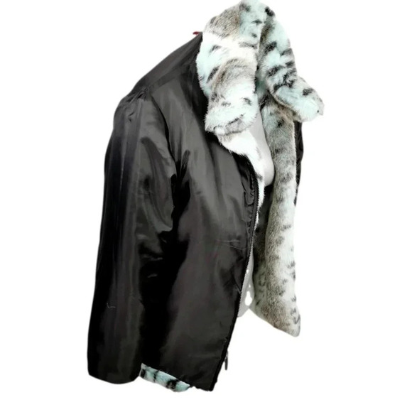 Vintage Polar Magic Jacket and Hat  Blue Faux Fur Size S Movie Star circa 70s - Picture 13 of 15